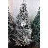 Елка литая Заснеженная Global Combi 150 см | Новогодняя заснеженная елка