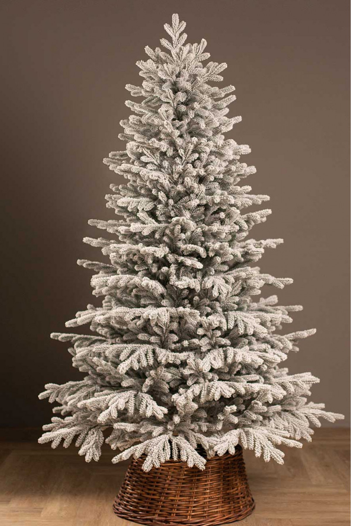 Ёлка литая заснеженная Закарпатская 150 см | новогодняя заснеженная елка