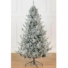 Ёлка литая Венская заснеженная 210 см | новогодняя заснеженная елка