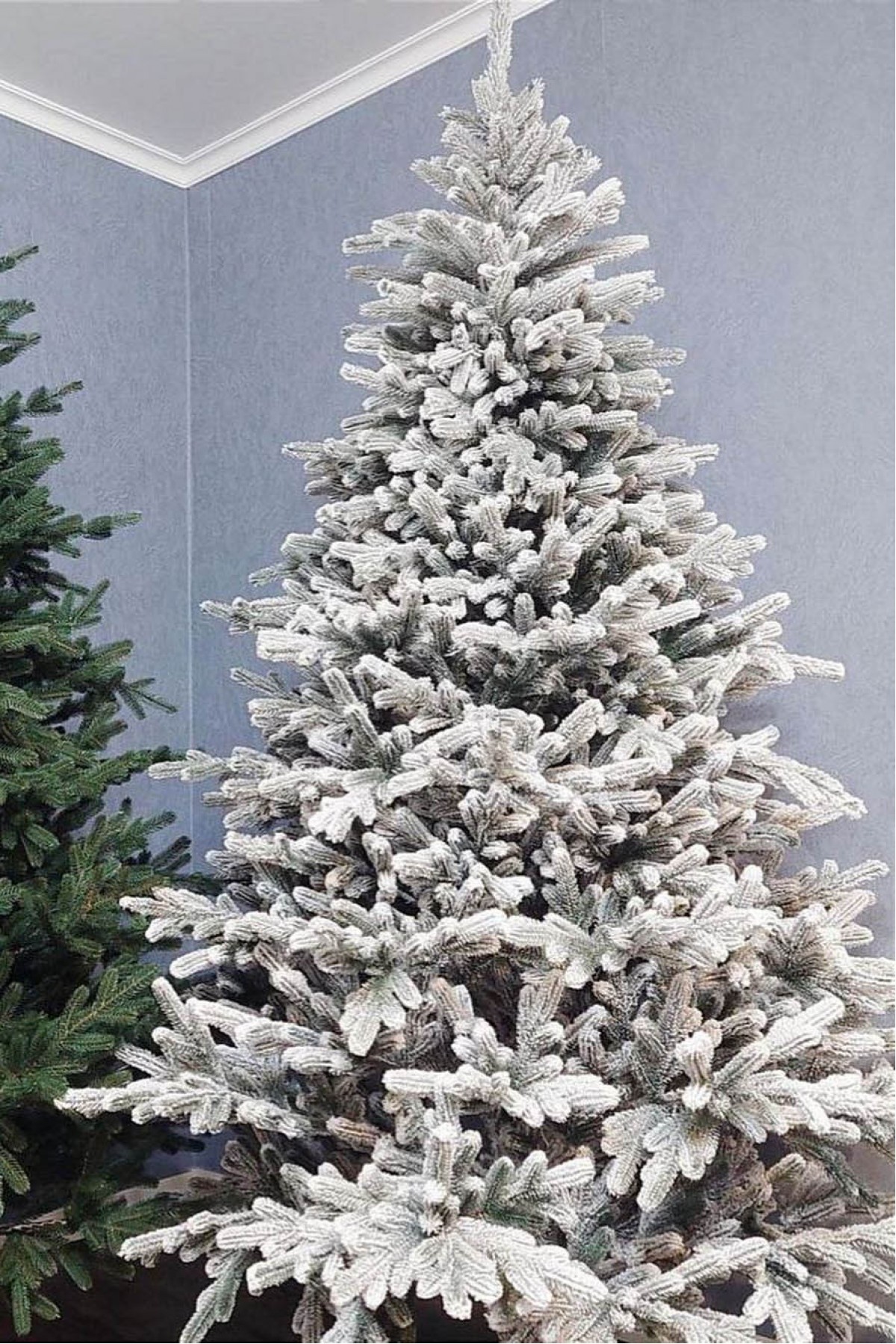 Ёлка литая Венская заснеженная 150 см| новогодняя заснеженная елка