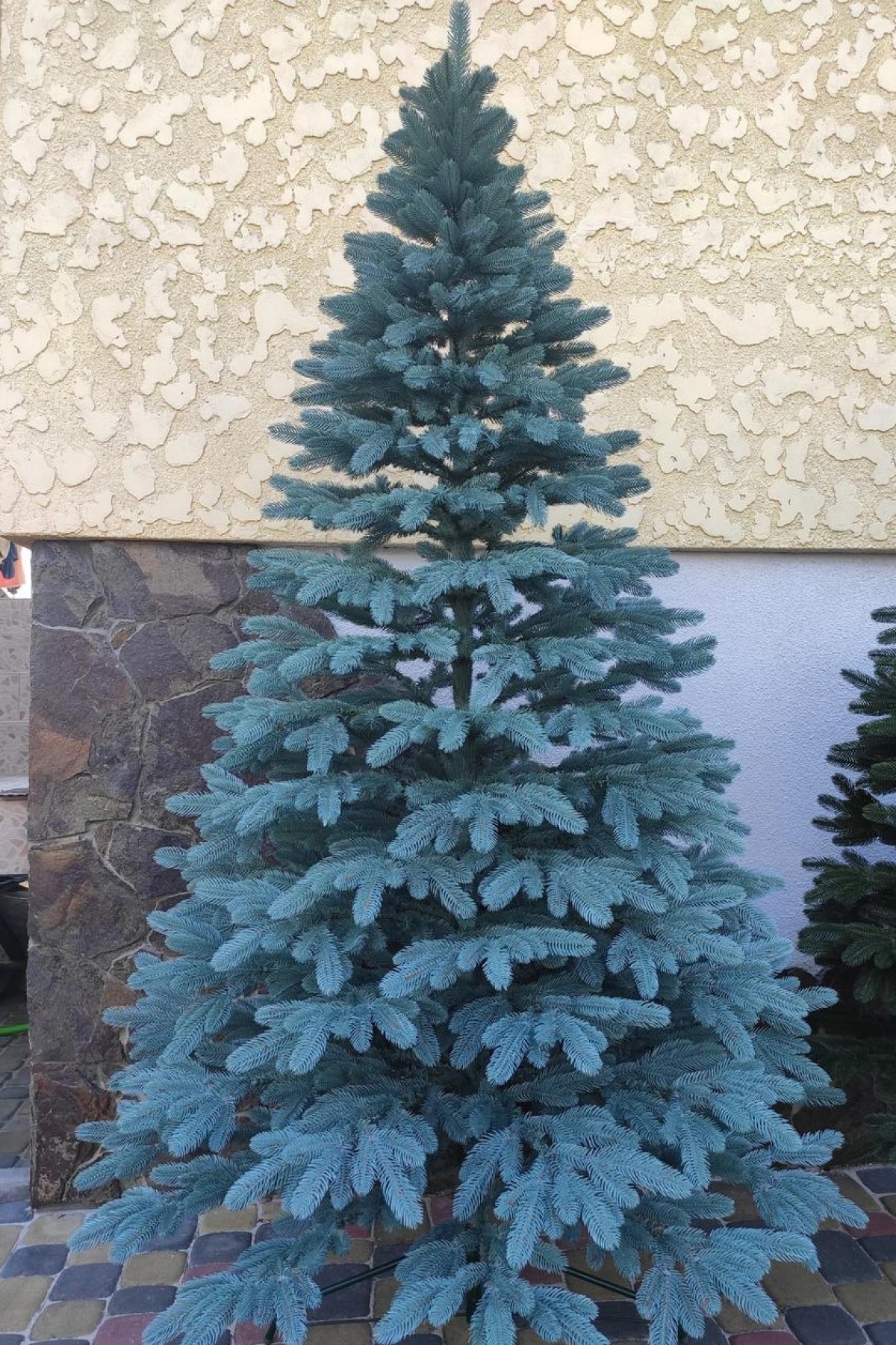 Литая елка Премиум 1.50м.голубая | Искусственная литая ель